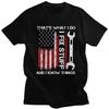 Custom Fashion I Fix Stuff T Shirts Men Mechanic Engineer Gift Tshirts Casual Tee Tops Slim Fit Tshirt Gift