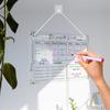 3D Acrylic Erasable Weekly Planner Board