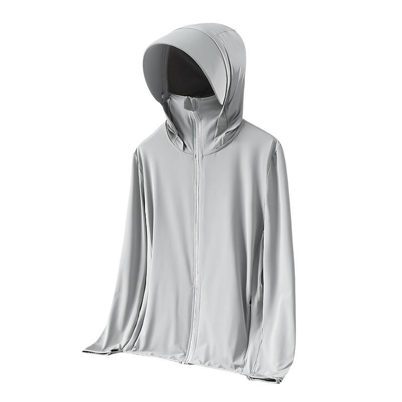 [Wow, Sunscreen Clothes, Men's Summer UV Protection, Cold Silk, Cool and Breathable, Thin Sunscreen Clothes F9101
