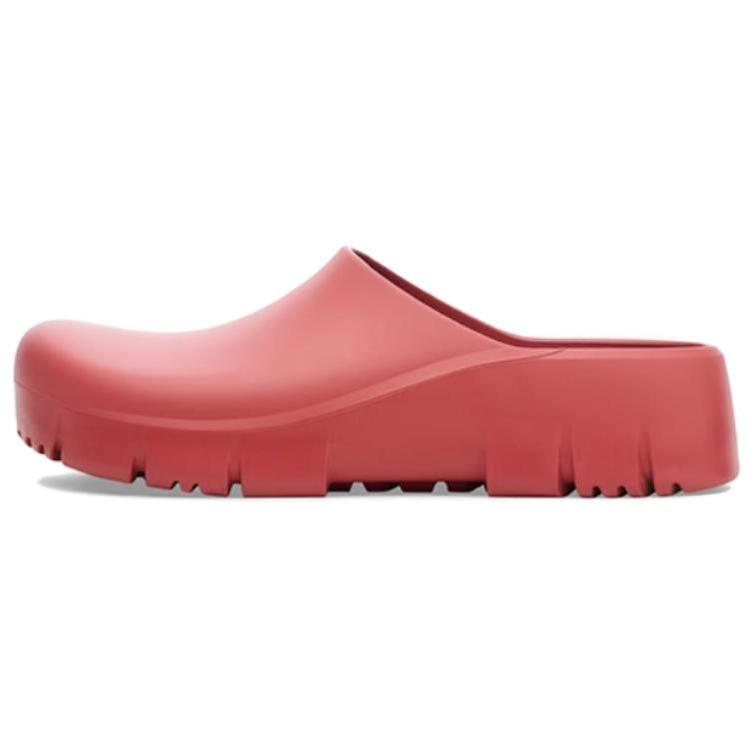 Birkenstock Slip Resistant Closed Toe Slippers Unisex Red Regular Loose Fit 1026000 39