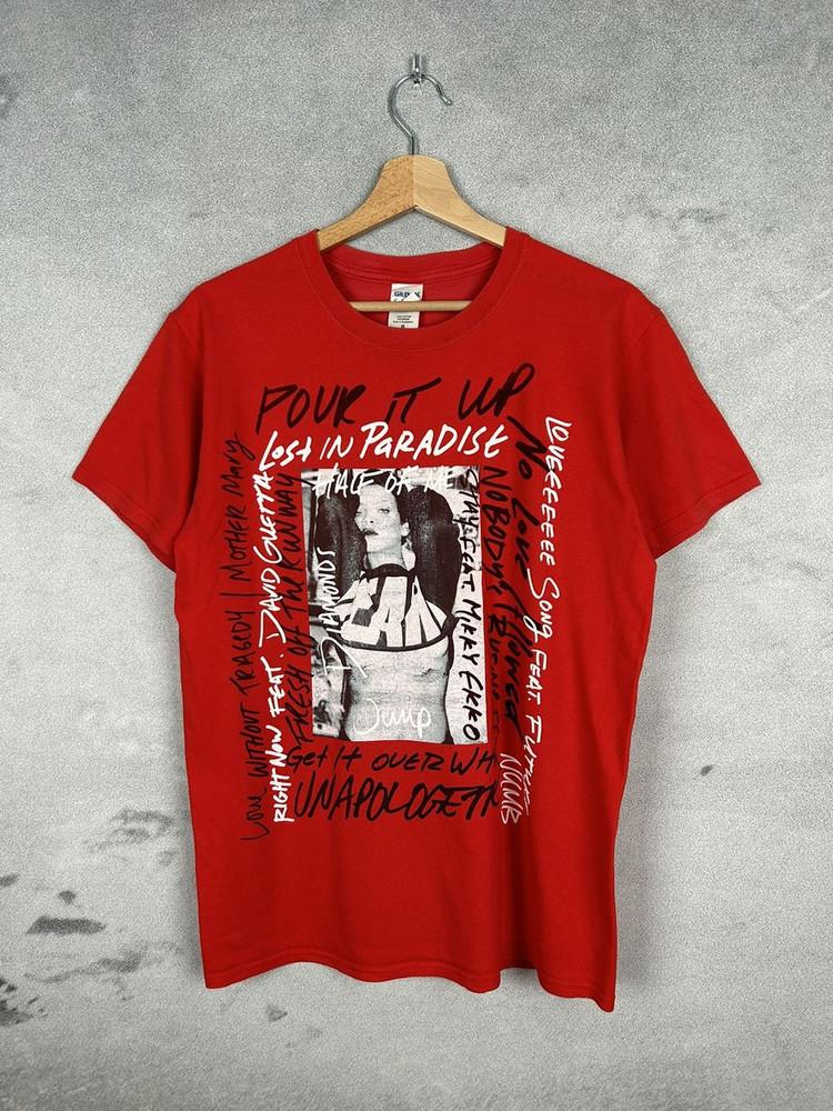 Rihanna Music Lover Cotton Tee Adult Full Sizes NZ1225 Unisex T-Shirt XXL