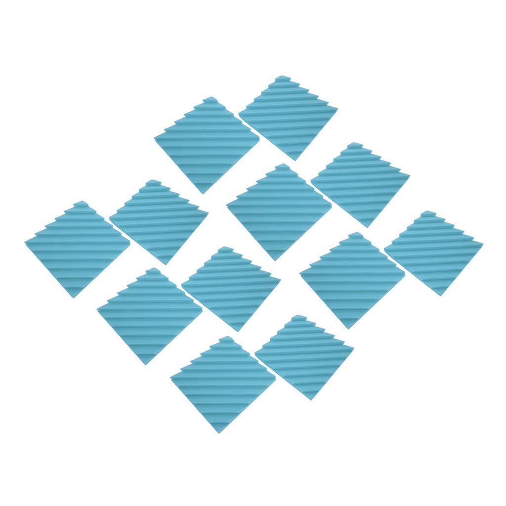 12PCS Acoustic Panel High Density Lightweight Soundproofing Studio Foam for Concert Hall
