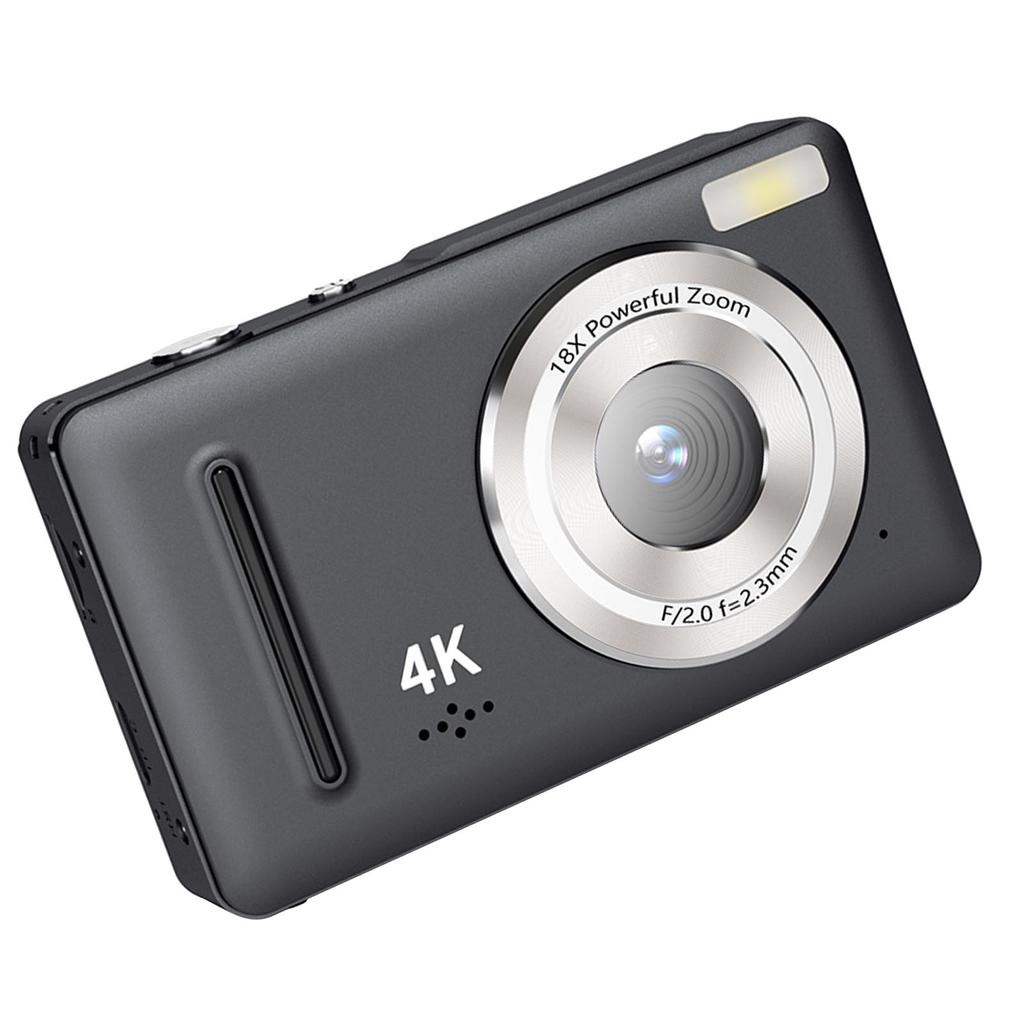 4K Digital Camera for Photography 64MP HD Autofocus Travel Camera with 2.4 Inch Screen for Teens Students