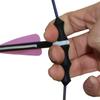 3Pcs/Set Archery Bow String Silencer Stabilizer Silicone Finger Protector For Compound Bow/Recurve Longbow Hunting Shooting