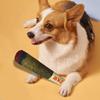 Fun Novelty Dog Toy Simulation Cigar Plush Pet Toy Creative Chew Toy Dog Teething Toys for Small Medium and Large Dogs
