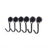 6Pcs Rotatable Magnetic Hooks,180°/360° Swivel Strong Magnet Hangers,Multi-Purpose Metal Magnetic Hooks for Home & Outdoor Use