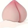 Peach Shaped Male Masturbator with Anal Texture Channel Portable Silicone Pussy Masturbation Cup Male Penis Glans Trainer Adult Sex Toys
