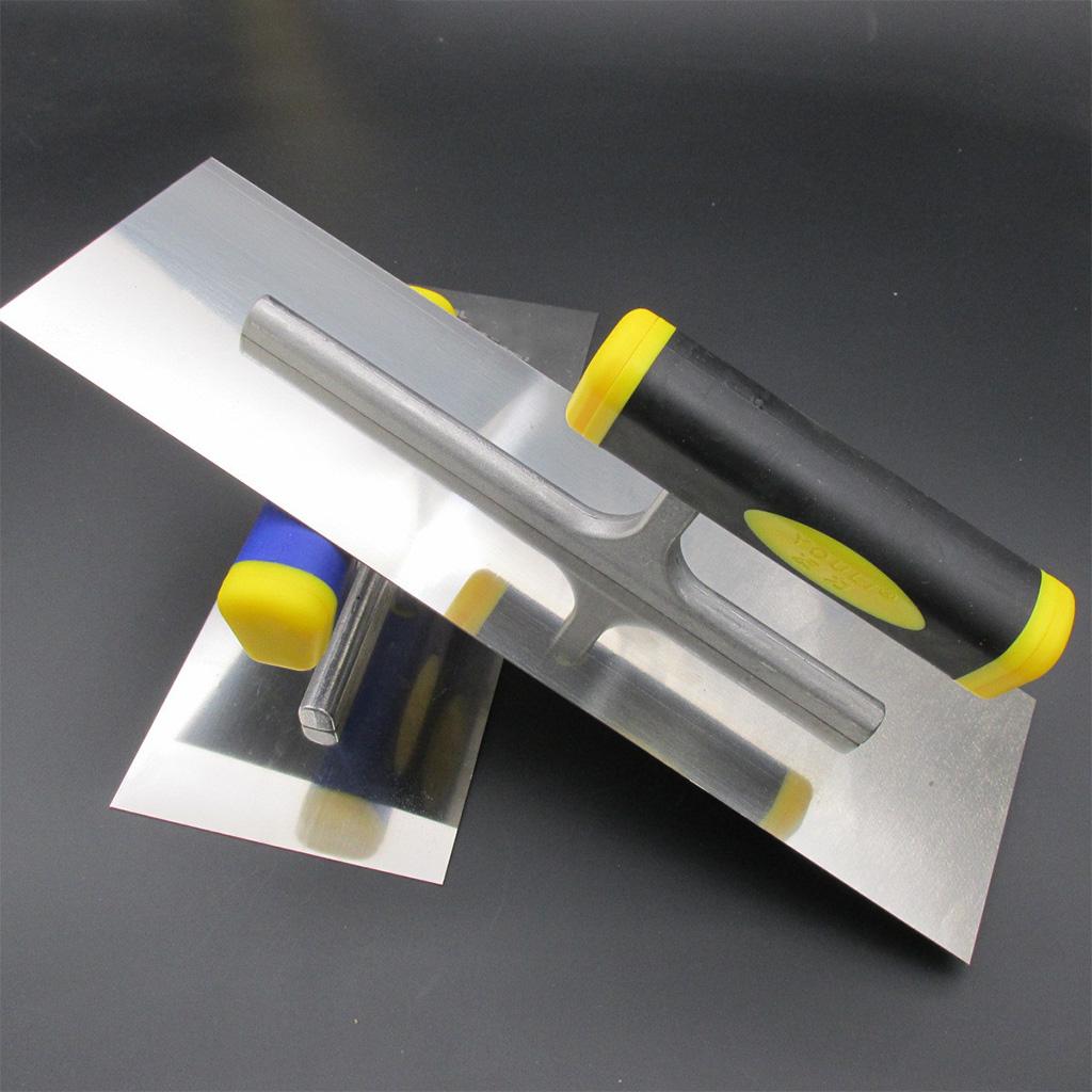 Plastering Skimming Trowel with Handle Trowel Spreader for Tile Floor Wall Grout