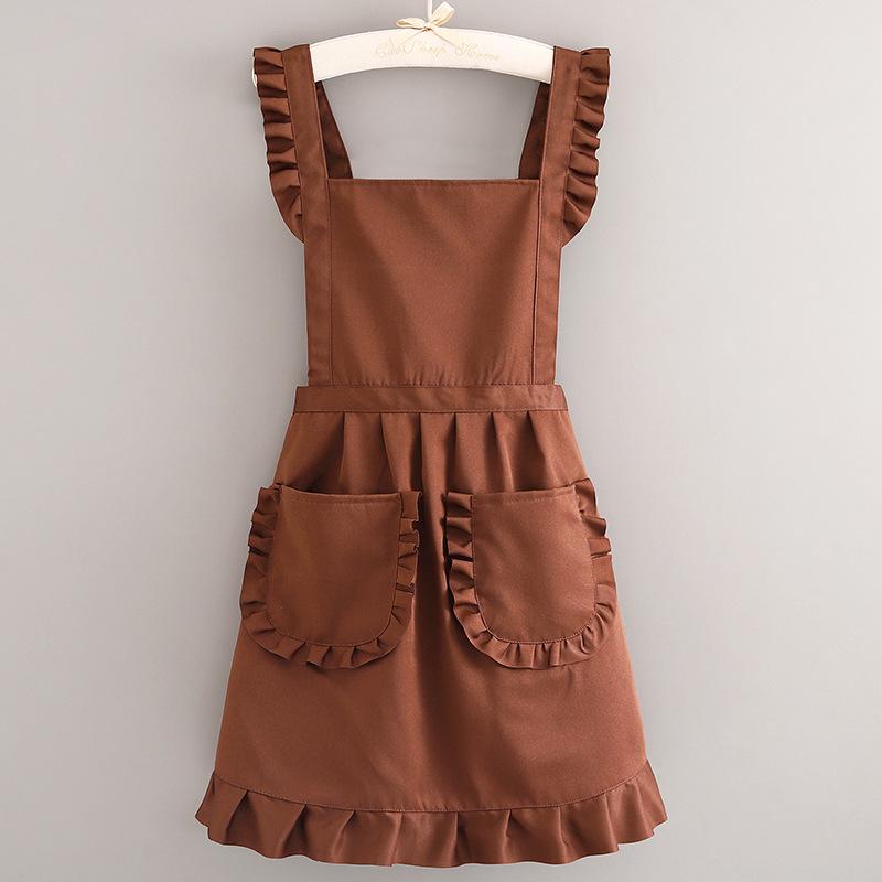 Damen Trendige Küchenschürze - Ölfest, Fleckenabweisend, Frischer Stil zum Kochen & Catering.