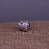 Sterling Silver 999 Round Beads with Retro Auspicious Clouds for DIY Handmade Bracelets and Necklaces