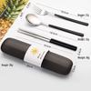Portable 316 Stainless Steel Chopsticks and Fork Set