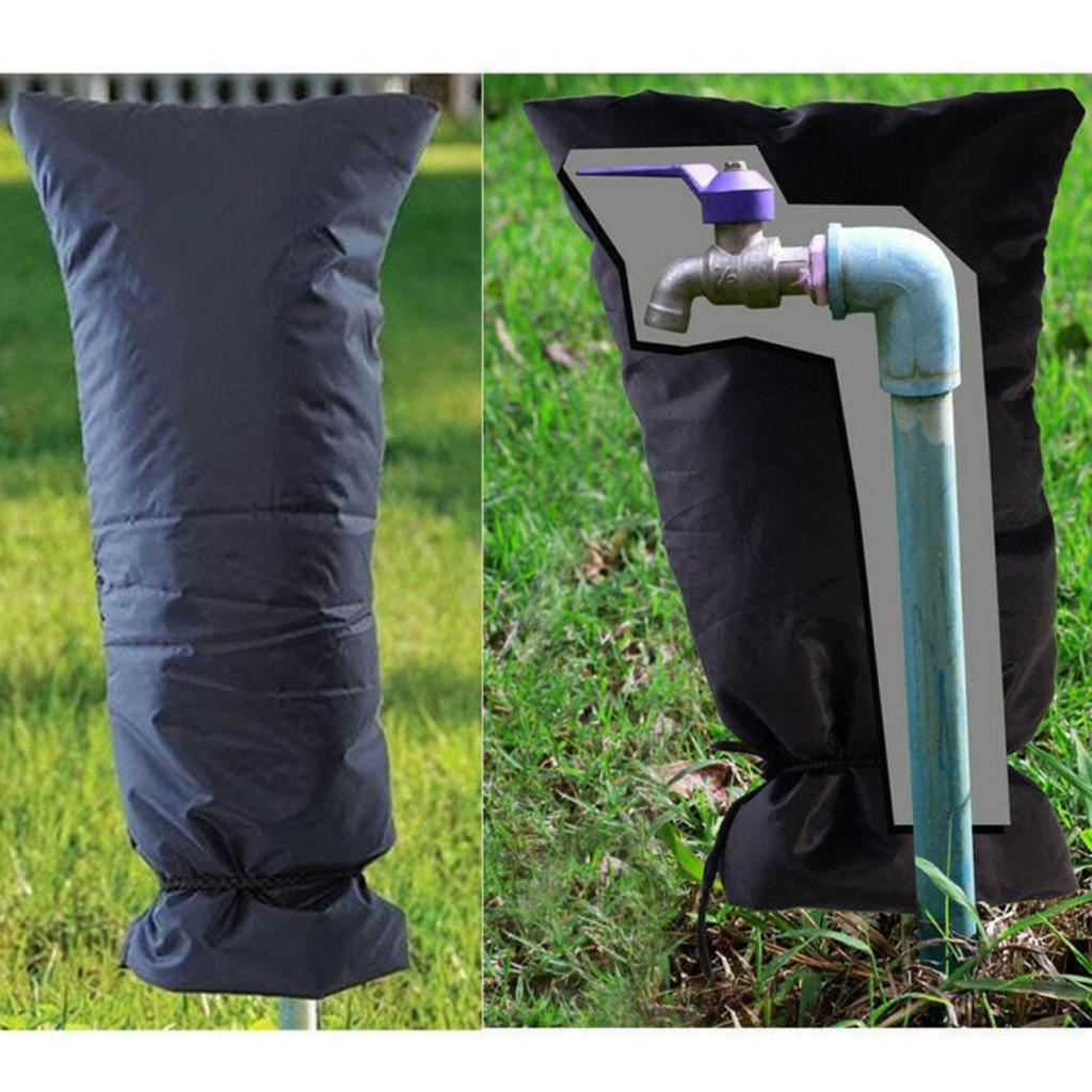 Winter Faucet Cover Anti Freezing Ice Protection Useful 51x20x6cm Black Case Garden Insulated Keep Warm Outdoor