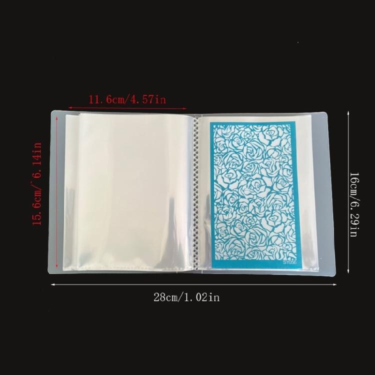 40Pages File Book Folder Information File Storage Folder Organizing Book Folder