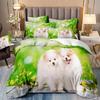 Animal Cat Quilt Cover Sets For Girls Microfiber Bedding Set Single Bed Soft And Comfortable Bed Linen 1 Bedrooms 135x200