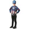 Déguisement Captain America - RUBIES - Set Plastron Et Masque - Pour Enfant À Partir De 5 Ans - Bleu