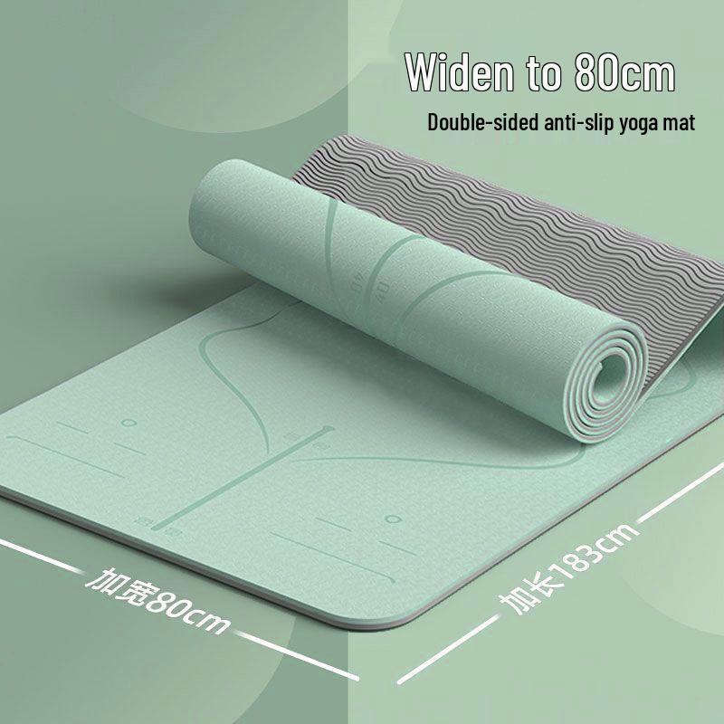 Eco-Friendly Non-Slip Yoga Mat: Soundproof, Shock-Absorbing, Ideal for Dorms, Micro-Flawed Fitness Mat