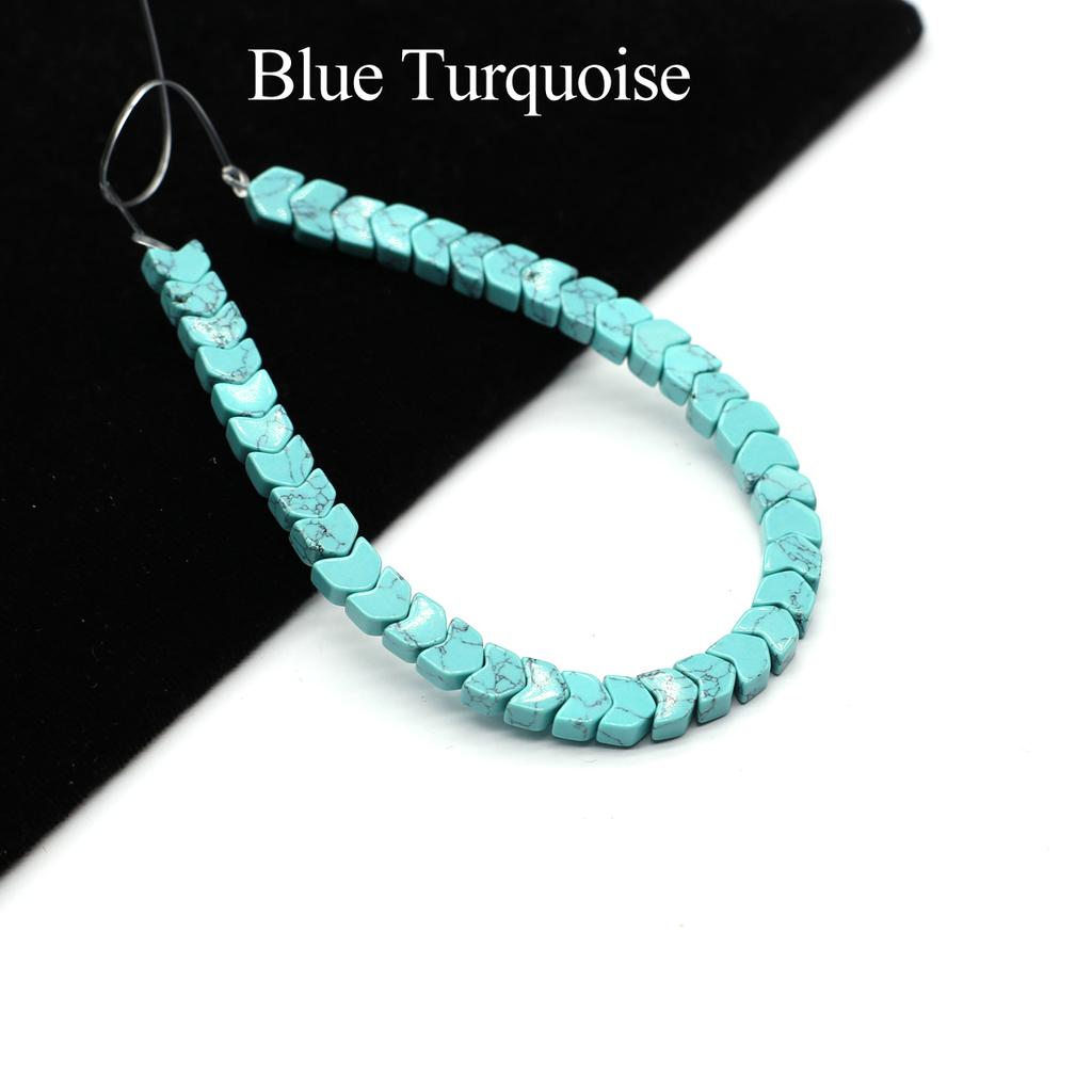 1String, Small Bullet Shape Crystal Beads, Fashion Yellow Jade Sodalite Gemstone Beads for Jewelry Making DIY Necklace Christmas Crafts 38cm