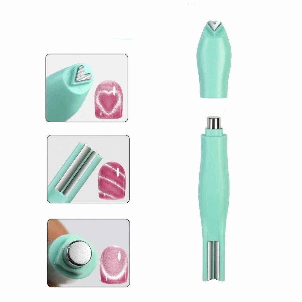 Heart & Round Shapes Heart Shape Nail Magnet 3-In-1 Nail Magnet Gel Polish Effect