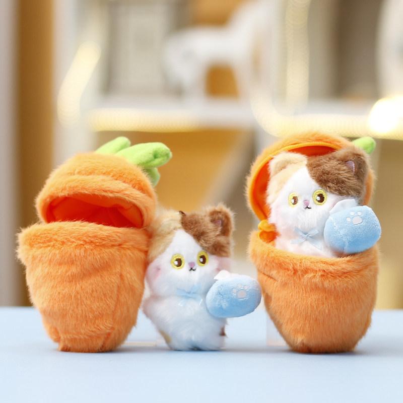 Plush Cat Toy Cute Animal Stuffed Doll Gift For Girls And Kids