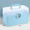 Medicine Storage Box Multipurpose Large Capacity Multi Layers Portable Medication Storage Box with Handle for Household