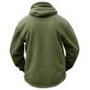 Giacca da uomo con cappuccio militare calda da esterno con capispalla polare termico in pile tattico e cappuccio per l'escursionismo