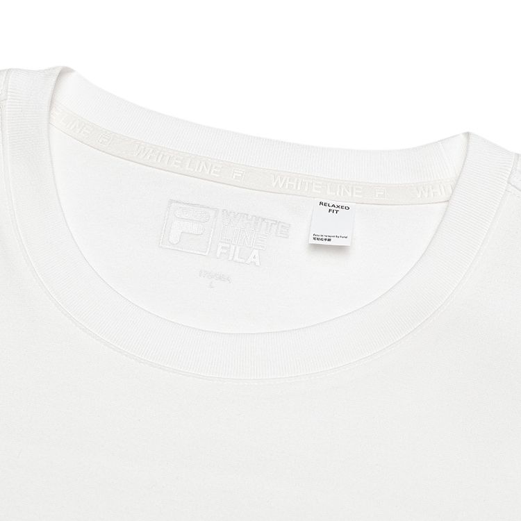 Fila Heritage Series Round Neck Fashion Casual Simple Comfortable Long Sleeve T-Shirt Men Tops Cloud-Mushroom-White F11M448210F-WT