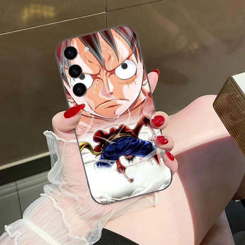 One Piece Monkey D Luffy Nina Phone Case For Samsung Galaxy S26 S25 EDGE S24 S23 S22 S21 S20 FE S10 Ultra PLUS LITE Case Cover