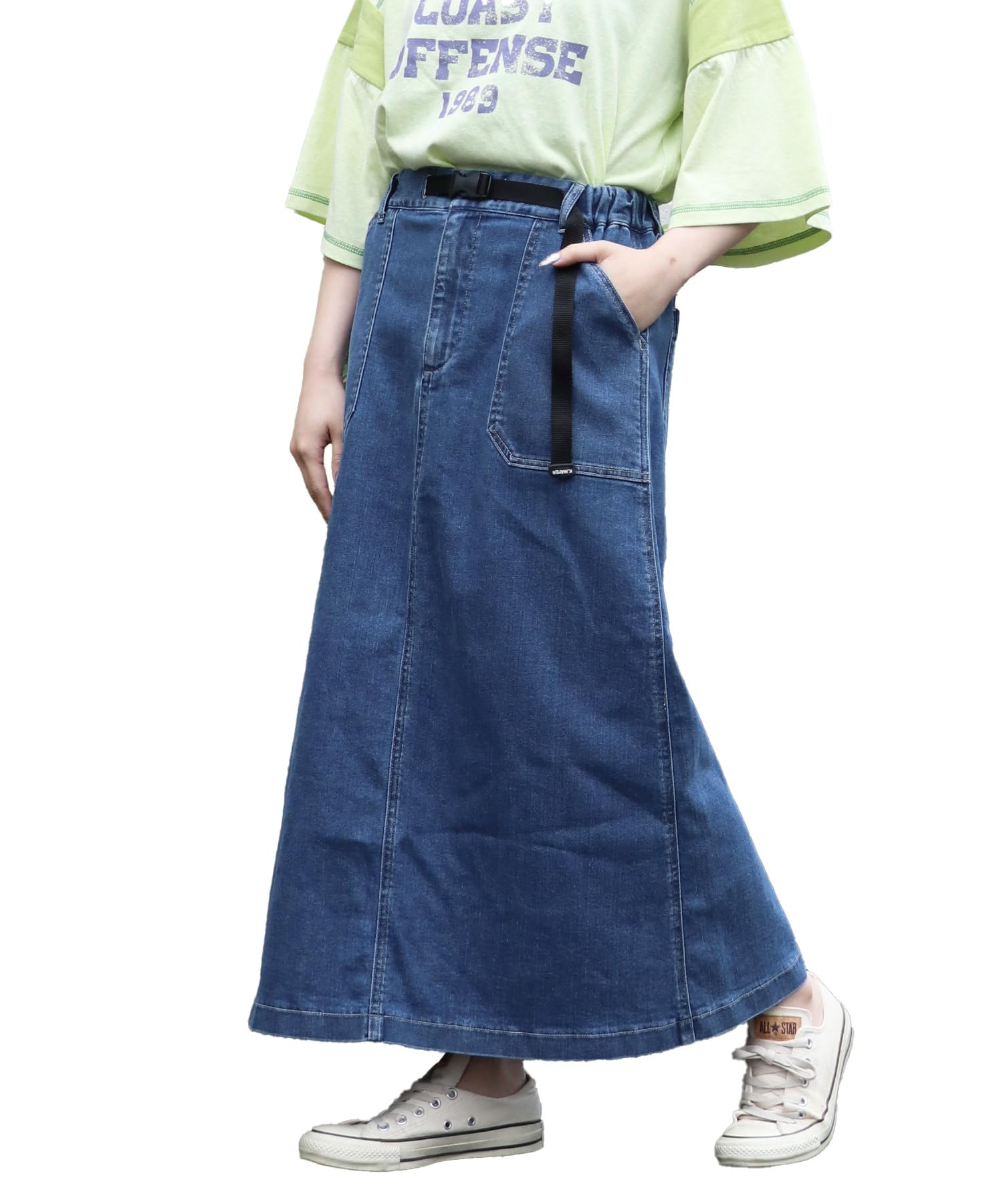 Cliff Mayer Denim Baker Climbing Dark Blue Women s Skirt, Large, темно-синий