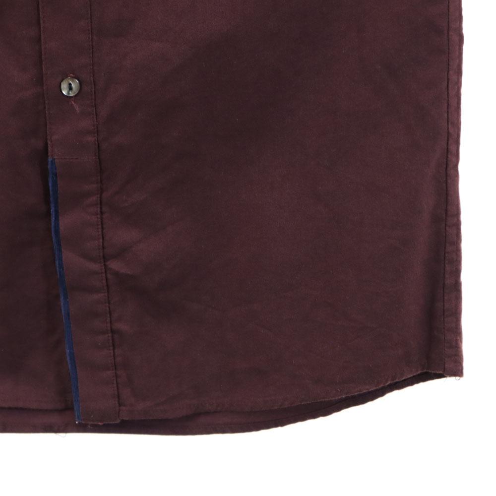 SHAREEF fabricat în Japonia Cămașă cu mânecă lungă seria 1 Bordeaux Bărbați Folosit