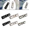 Rod Connector Stainless Steel Shower Room for Bay Window Curtain Rods Bathroom Glass Door Hinged Elbow Connector Adjustable