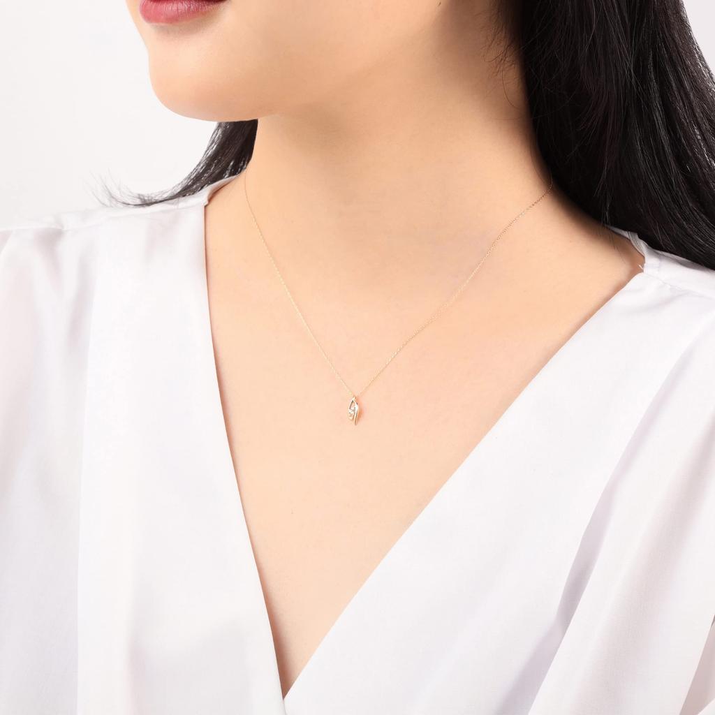 ESTELLE K10 Yellow Gold Diamond Necklace [Bloom] [Estelle] 0442-0399-0020-0000