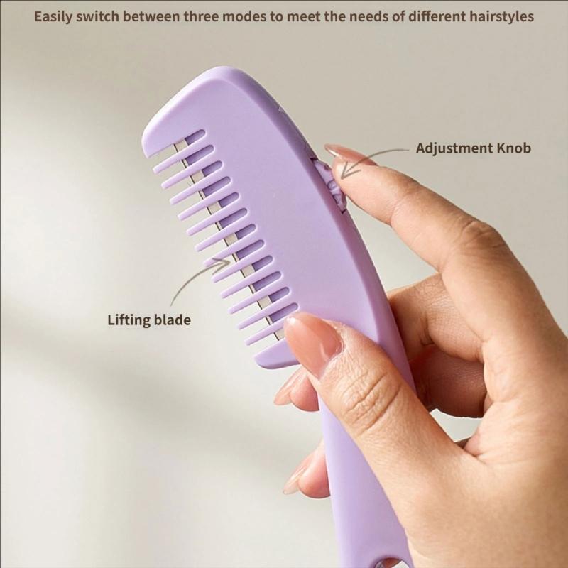 Ergonomic Hair Trimming Comb Perfect Hair Trimmer For Thinning And Styling At Home Lightweight ABS and Safety