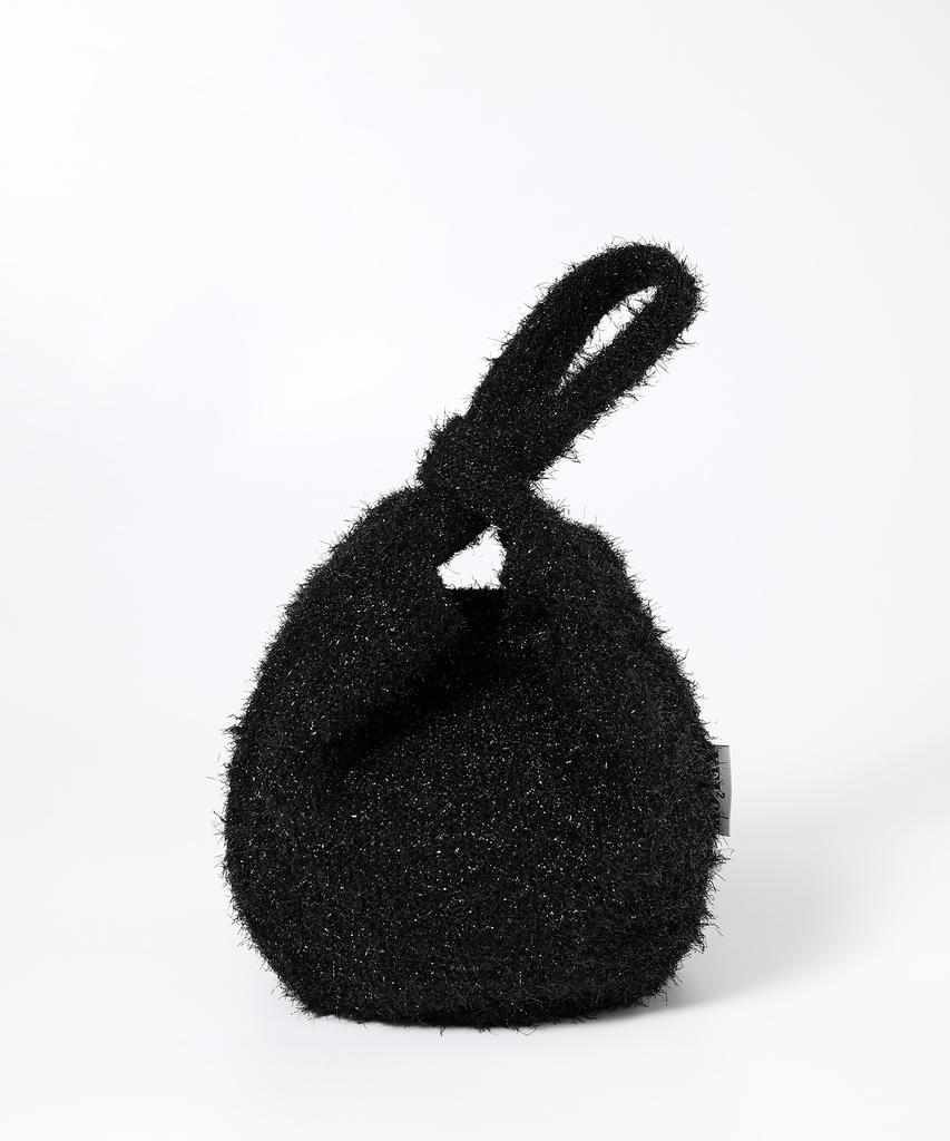 Yellowstone Acrylic Pearl Dumpling Wrist Bag - Black