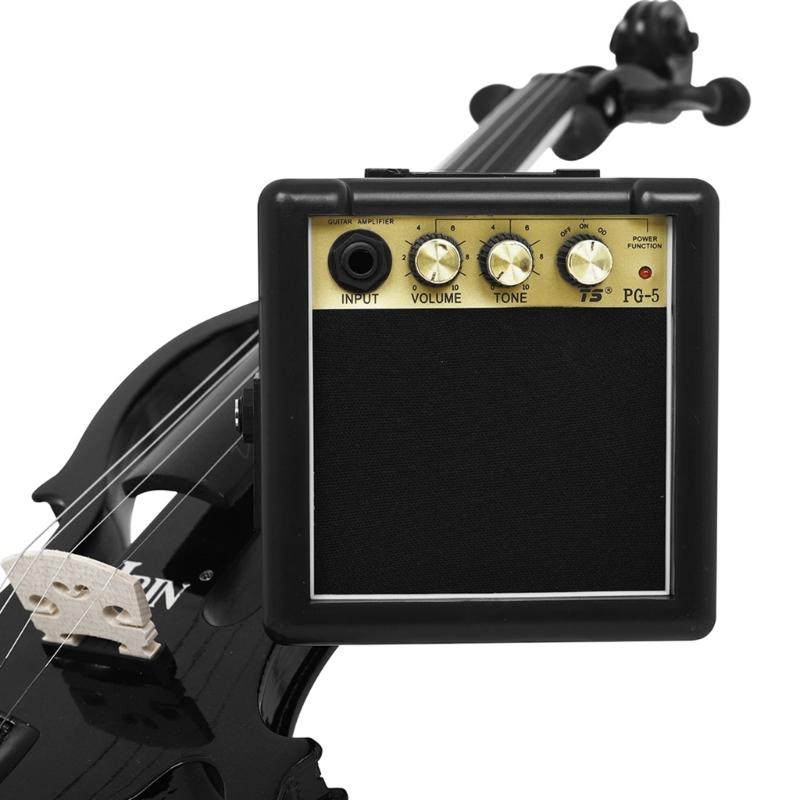 Outdoor Guitar Amp 5W Guitar Amplifier With Back Clip Portable Acoustic Electric Guitar Speaker Musical Instrument Parts