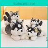 Toy Husky Plush Cute Cartoon Girl Child Bedroom Decoration Scene Simulation Doll