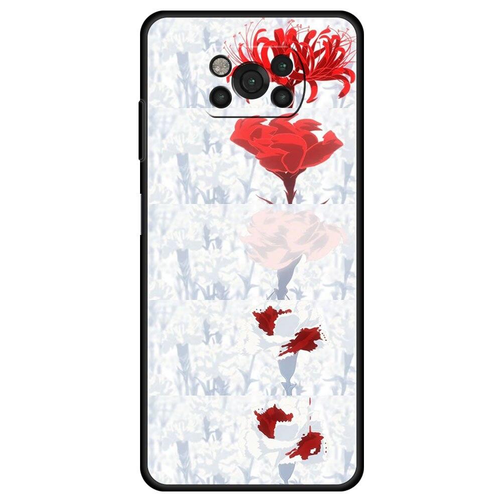 For Xiaomi Poco X3 Pro X3nfc Pocox3pro Case Mi 12 12pro 12x 11 Lite 11t Funda 11ultra 9t 10t Cover Tokyo Ghoul Equinox Flower
