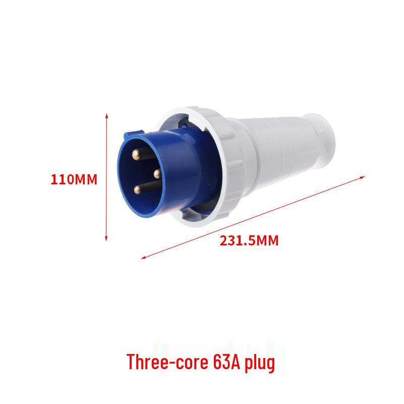 16/32A Waterproof Industrial Plug & Socket - Surface/Flush Mounted Aviation Connector
