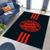 FC Bayern Munich Club Crest Red Stripe Print Area Rug Non‑Slip Rectangular Floor Mat Football Fan Gaming Living Bedroom Home Decor Rug