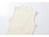 Lace V-Neck Ribbed Cotton Camisole: High-Elastic Slimming Tank for Spring/Summer 2025