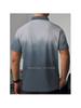 Printed Design – Non-Textured Summer Men's Short-Sleeved Polo Shirt, Fashion Golf Shirt, Cool Color Landscape Digital Print Pullover Lapel Casual