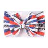 New Baby Hair Accessories, Children's DIY Fabric Headband, Baby Printed Bow Headband Headscarf