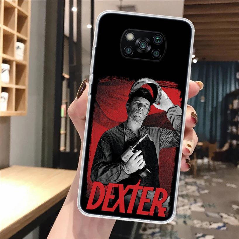 TV Show Dexter Morgan Soft Phone Case For Xiaomi Poco X3 X5 X6 X7 Pro X4 NFC F7 Ultra F6 F5 M6 M5S M4 M3 F4 Gt F3 Fundas Cover