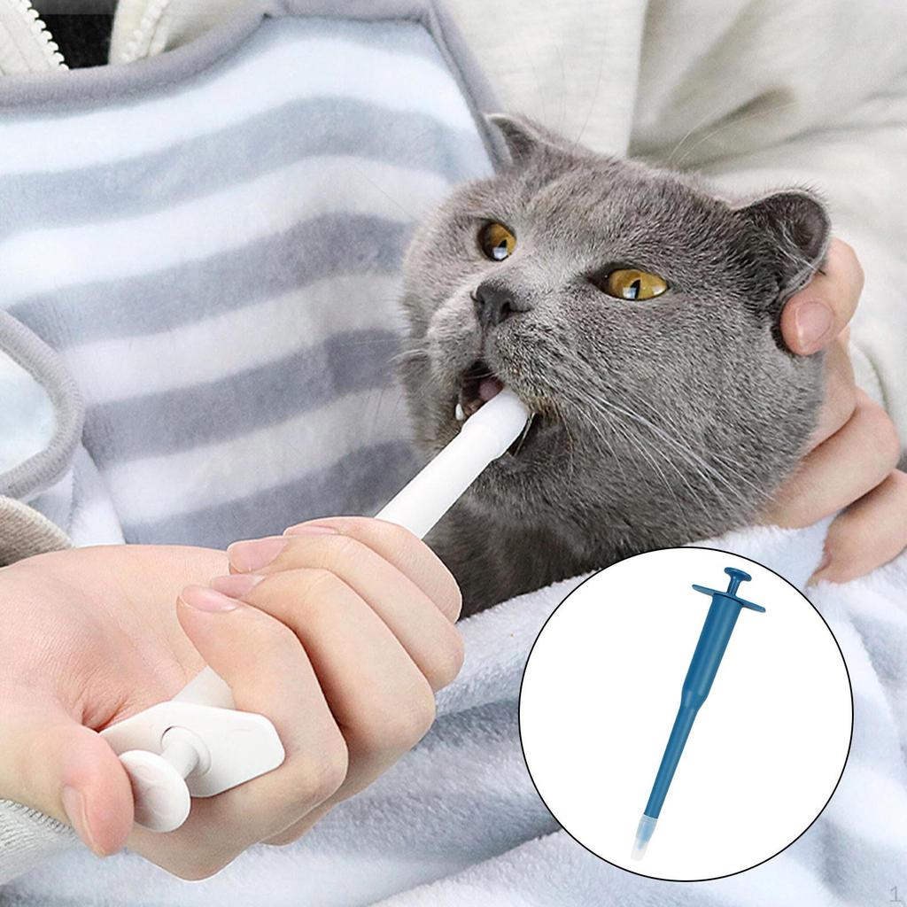 Dispenser Reusable Pet Tablet Liquid Feeding for Small Animal
