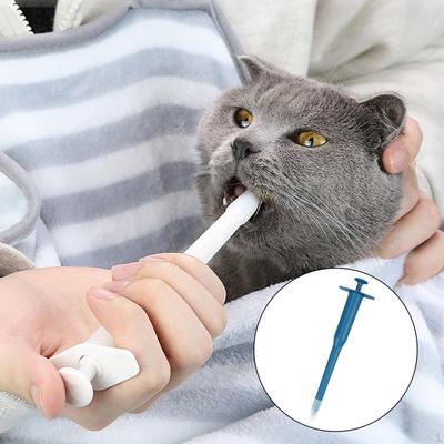 Dispenser Reusable Pet Tablet Liquid Feeding for Small Animal