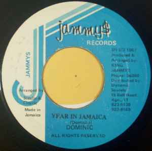

7inch Record DOMINIC - Year In Jamaica NONE Jammy s Records 1987 Jamaica Reggae, Ska & Dub Used