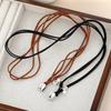 Fashion Necklace Double-Layer Wrapped Neck Chain, Retro Simple Choker Collarbone Chain Necklace
