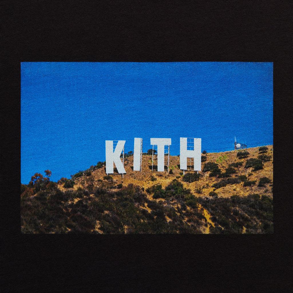 Kith West Hollywood Vintage Wash Crew Neck Knit Short Sleeve T-Shirt Men Tops KHMA030062-001