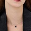 Hyeres-lor Penidor NEW Silver (W) Onyx Necklace HL1N58124W9450