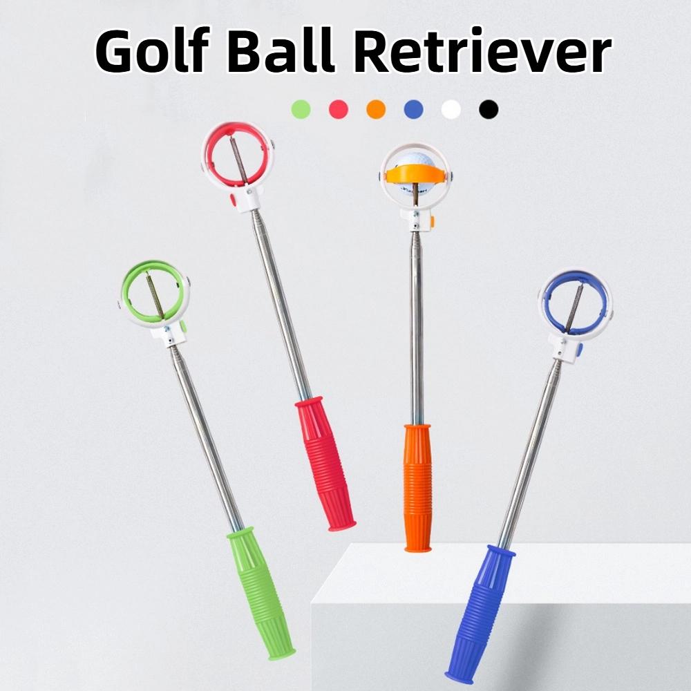Locking Telescopic Golf Ball Retriever Adjustable Portable Golf Ball Catcher  Golfers