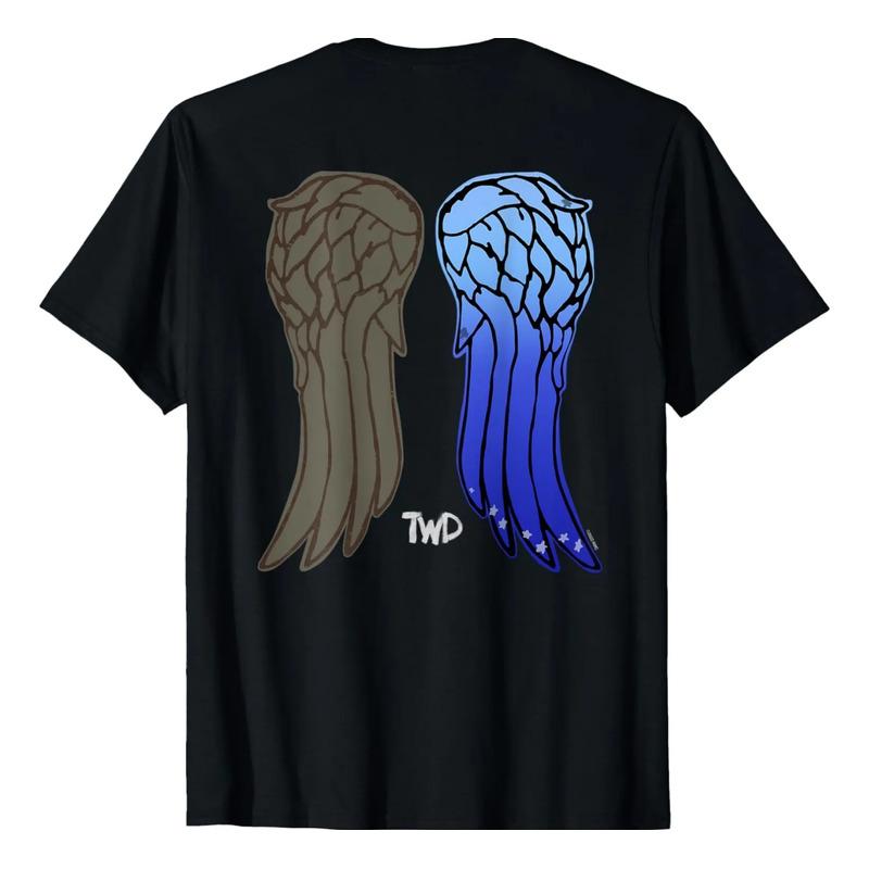 Camiseta New Wings De Daryl Dixon De The Walking Dead S разноцветный